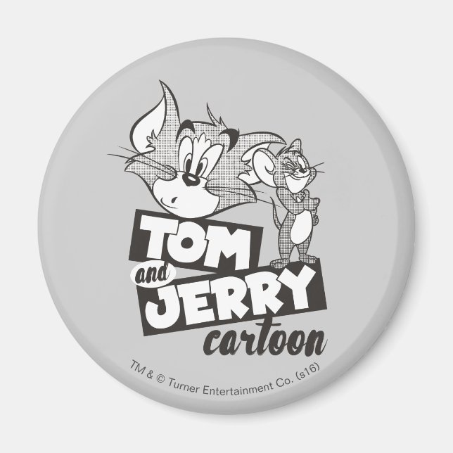 Tom och Jerry | Tom och Jerry Tecknad Magnet (Framsidan)