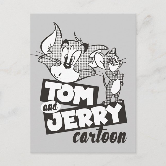 Tom och Jerry | Tom och Jerry Tecknad Vykort (Framsida)