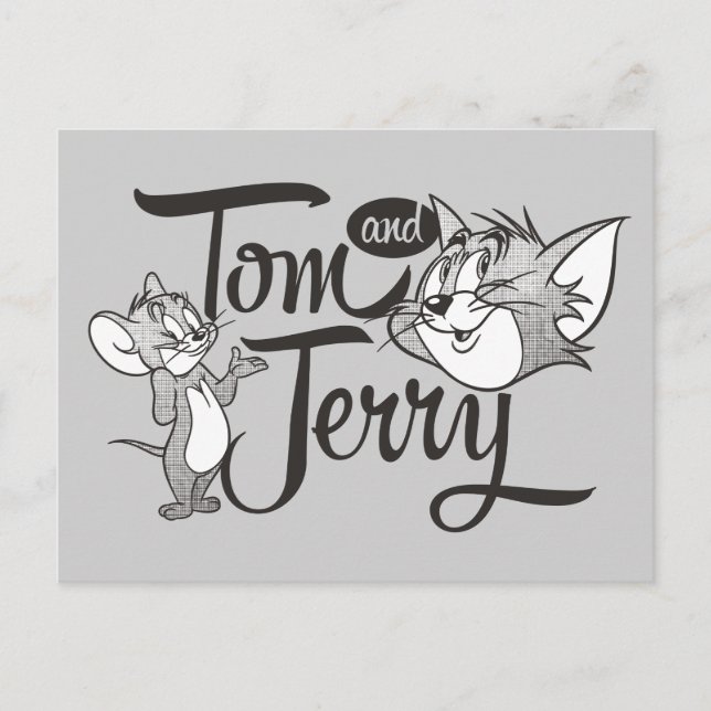 Tom och Jerry | Tom och Jerry tittar sött Vykort (Framsida)