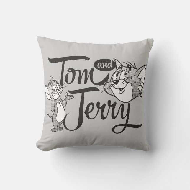 Tom och Jerry | Tom och Jerry Tittar Sweet Kudde (Framsida)