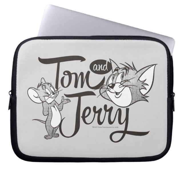 Tom och Jerry | Tom och Jerry Tittar Sweet Laptop Sleeve (Framsidan)