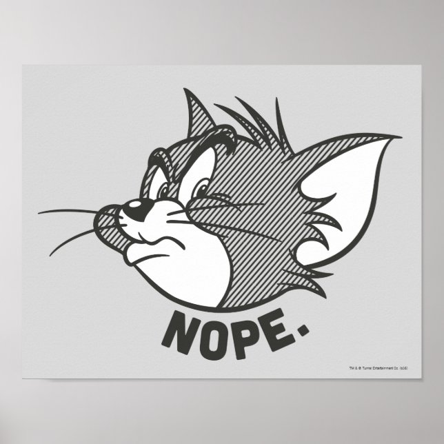 Tom och Jerry | Tom säger Nope Poster (Framsidan)