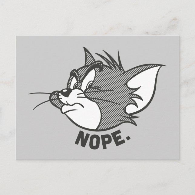 Tom och Jerry | Tom säger Nope Vykort (Framsida)