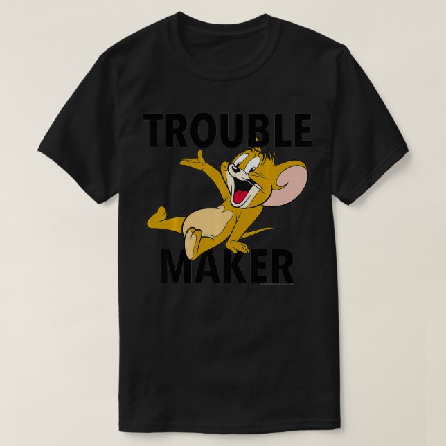 Tom och Jerry Trouble Maker Porträtt T Shirt (Design framsida)