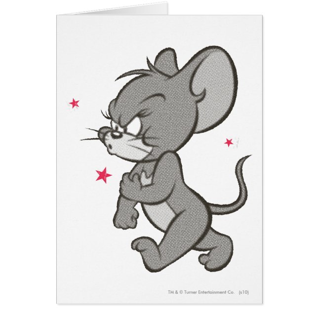 Tom och Jerry Tuff Mouse 1 Hälsningskort (Framsidan)