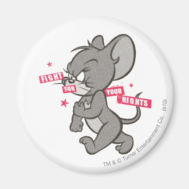 Tom och Jerry Tuff Mouse 3 Magnet (Framsidan)