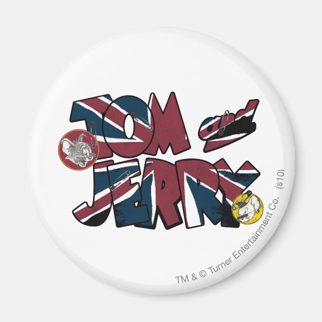 Tom och Jerry UK Overload 2 Magnet (Framsidan)