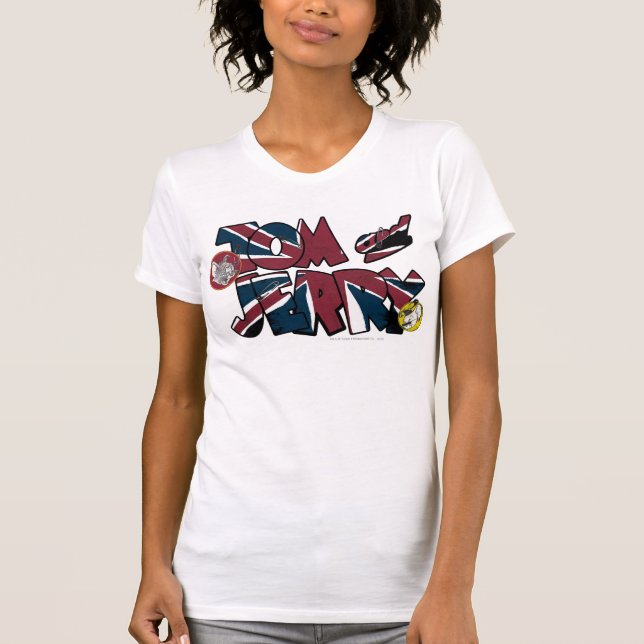Tom och Jerry UK Overload 2 T Shirt (Framsida)