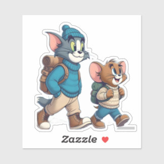 Tom och Jerry Winter Äventyr Sticker Klistermärken
