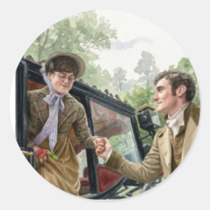 Tom och Mary dekaler Runt Klistermärke