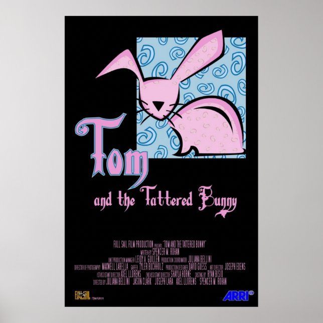 Tom och Tattered Bunny Poster (Framsidan)