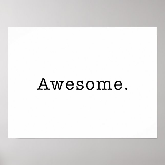 Tom offertmall för fantastisk i svartvitt poster (Framsidan)