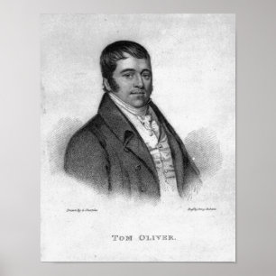 Tom Oliver, graverad av Percy Roberts Poster