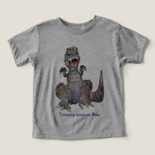 Tom-osaurus Rex Tecknad Dinosaur T-Shirt