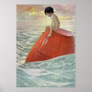 Tom på bonusen av Jessie Willcox Smith Poster