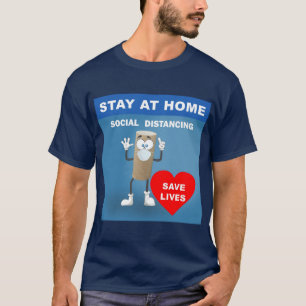 Tom Papper rullsäkerhetsfunktion för toalett, förs T Shirt