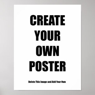 Tom Poster 11 x 14-tums DIY för väggdekoration