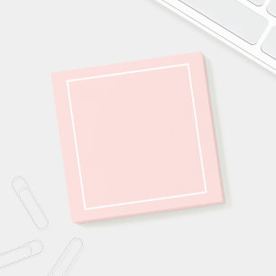 Tom Rosa och vit Post-it Block
