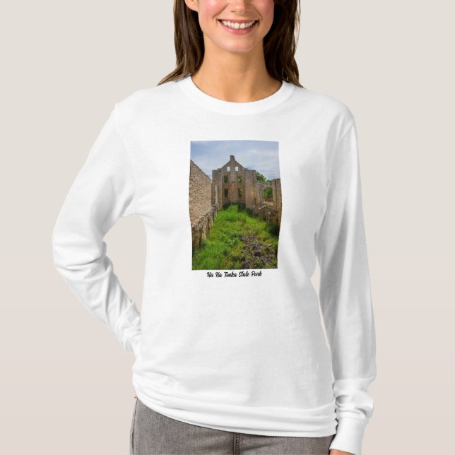 Tom rumsruins Långärmad T-Shirt (Framsida)