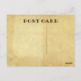 Tom Rustic Antique Åldras Nedfläckad Parchment Pap Vykort