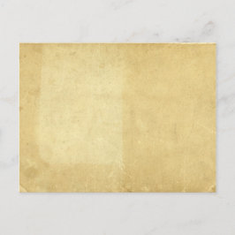 Tom Rustic Antique Åldras Nedfläckad Parchment Pap Vykort