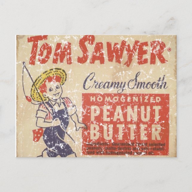 Tom Sawyer - 1945- störd Vykort (Framsida)