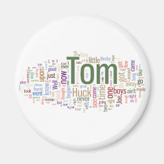 Tom Sawyer Ord Cloud Magnet