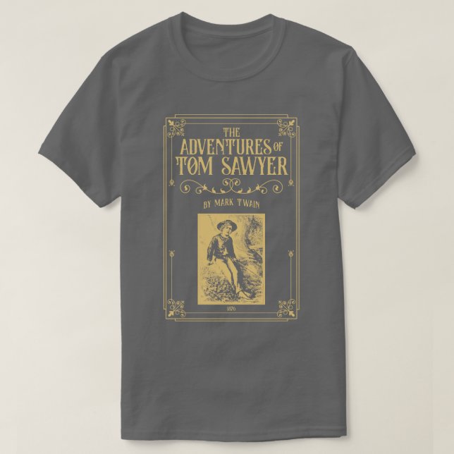 Tom SawyerTwain Huckleberry Finn Engelsk lärare g T Shirt (Design framsida)
