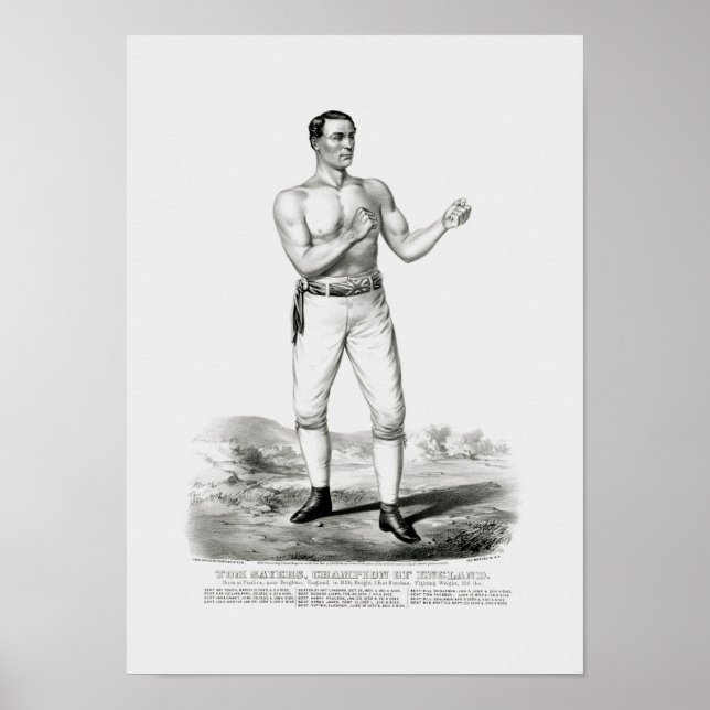 Tom Sayers - Champion Award Fighter of England Poster (Framsidan)