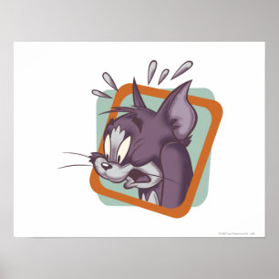 Tom Scaredy Cat Poster