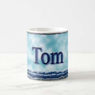Tom segelbåt kaffemugg
