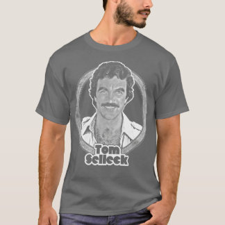 Tom Selleck 80-talets estetiska design T Shirt