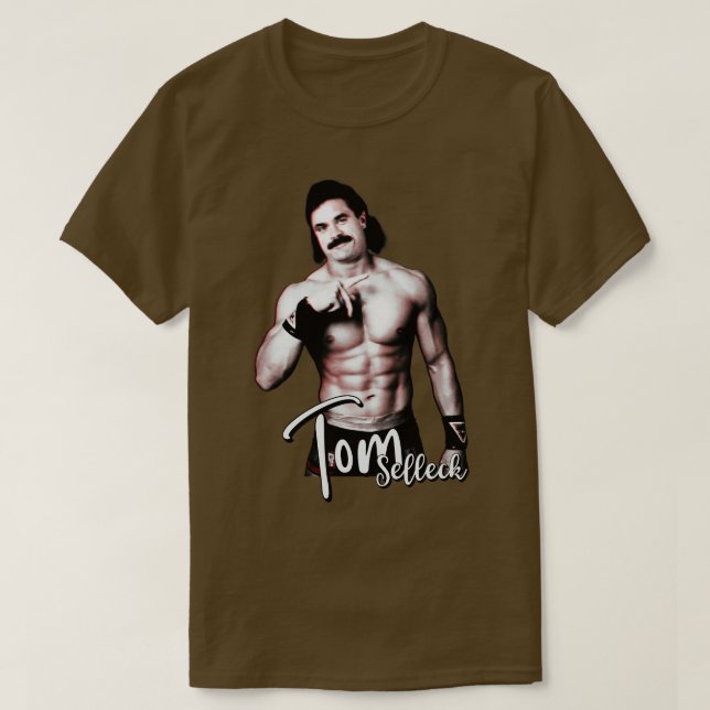 Tom Selleck Sexy Design T Shirt (Design framsida)