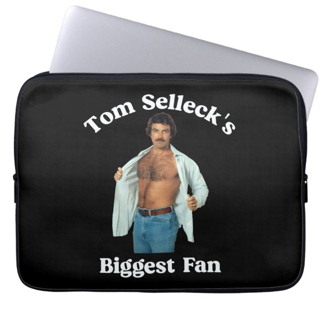 Tom Sellecks största fan Retrodesigngrej Laptop Fodral (Framsidan)