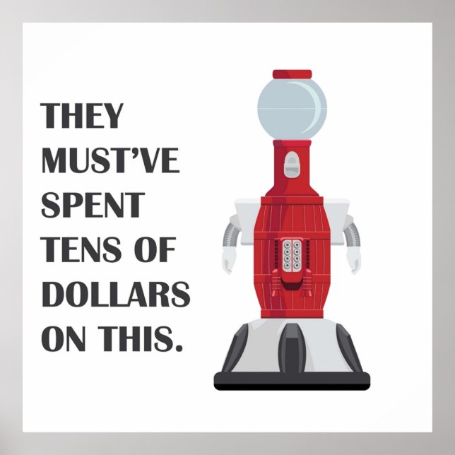 Tom Servo Bot om Town Poster (Framsidan)