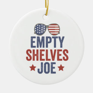Tom Shelves Joe Funyy Konservativ Anti Liberal Julgransprydnad Keramik