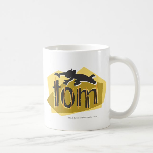 Tom Silhouette Logotyp Kaffemugg (Höger)