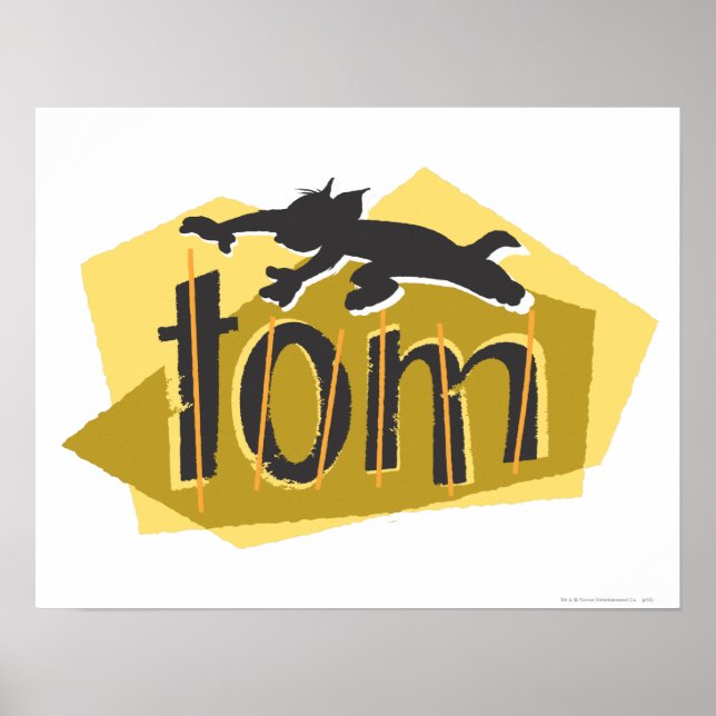 Tom Silhouette Logotyp Poster (Framsidan)