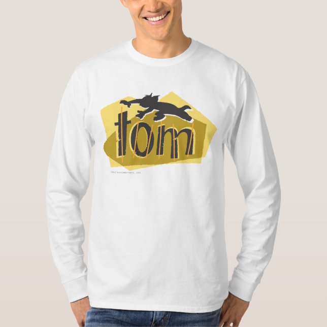 Tom Silhouette Logotyp T Shirt (Framsida)