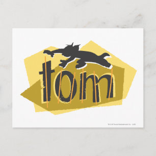 Tom Silhouette Logotyp Vykort