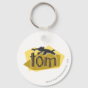 Tom Silhouettelogotyp Nyckelring