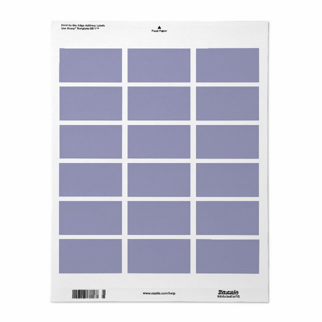 Tom Skapa din egen Papper Adressetikett (Helt Ark)