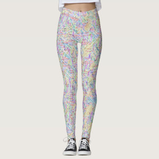 Tom Solved Ord Search Puzzle Leggings