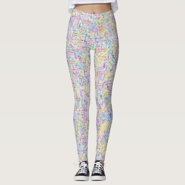 Tom Solved Ord Search Puzzle Leggings (Framsida)