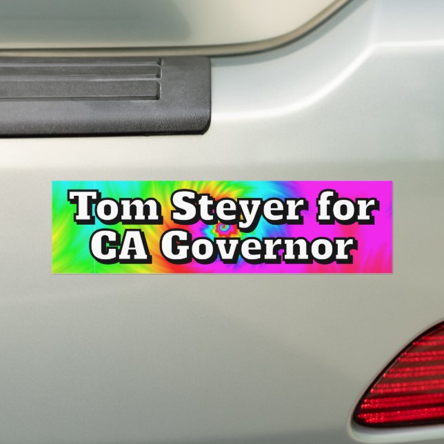 Tom Steyer för CA-guvernör Bildekal (På Bil)