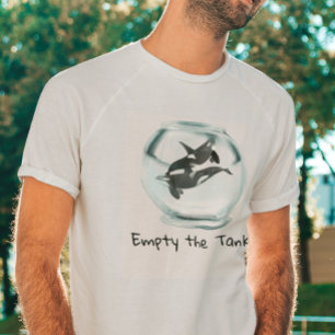 Töm Tankarna Djur-Rättighetsmördare Späckhuggarens T Shirt