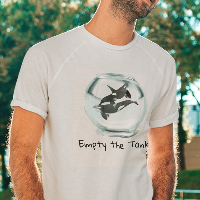 Töm Tankarna Djur-Rättighetsmördare Späckhuggarens T Shirt (Skapare uppladdad)