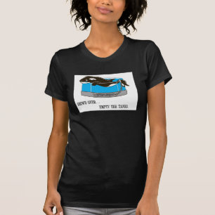 Töm tankkvinna T-tröja T Shirt