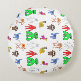 Töm teckenanimering rund kudde