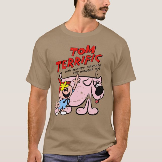 tom terrific retro t shirt (Framsida)